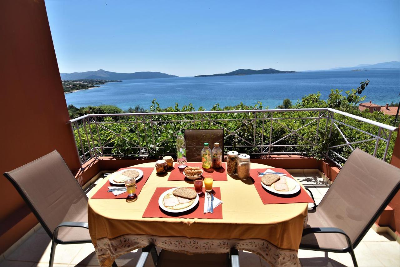Blue Bay View - Beach House Vathirrevma Zewnętrze zdjęcie