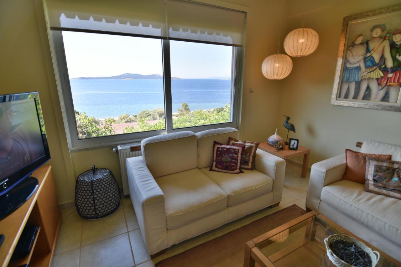 Blue Bay View - Beach House Vathirrevma Zewnętrze zdjęcie